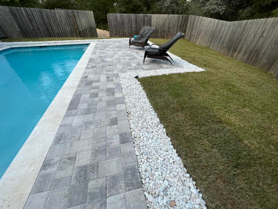 Patio Design & Construction for Poarch Creek Landscaping in Santa Rosa Beach, FL