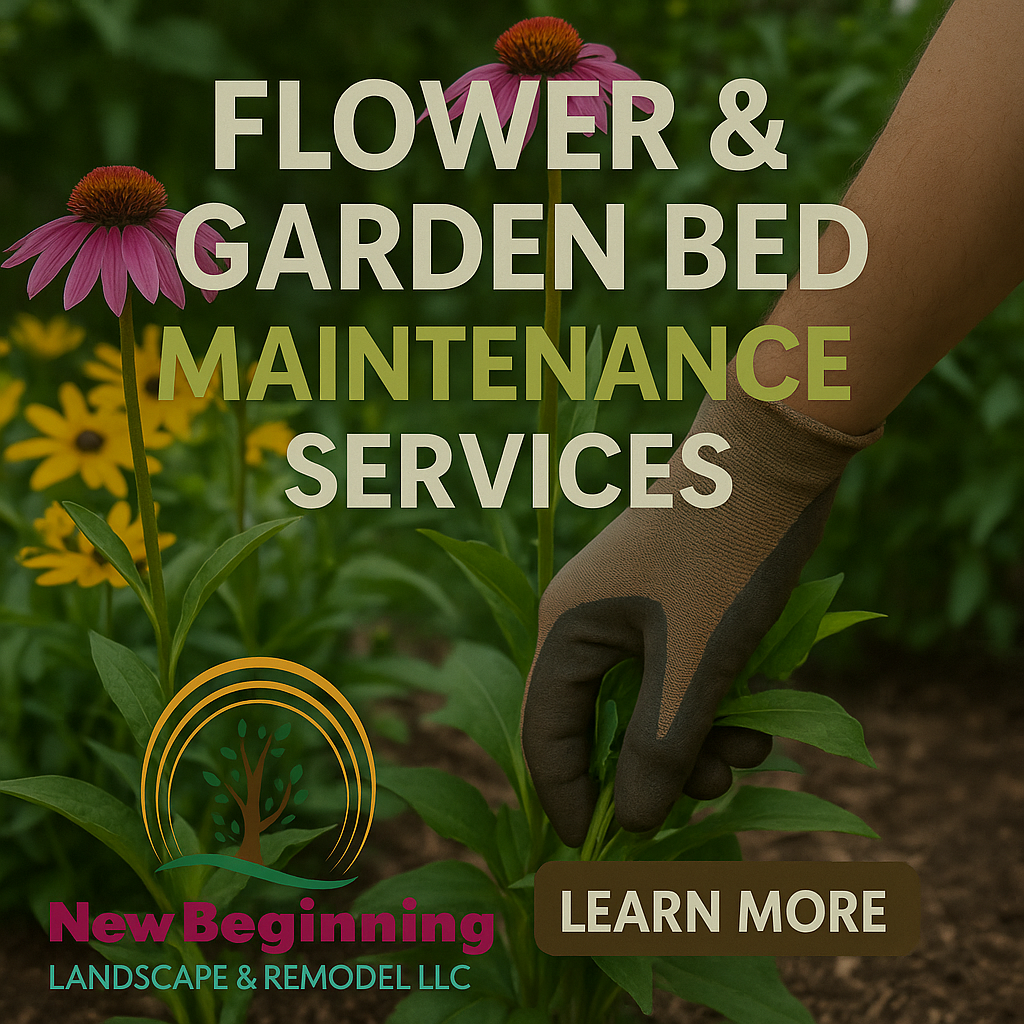 Flower & Garden Bed Maintenance Services for New Beginning Landscape & Remodel LLC in Atlanta, GA