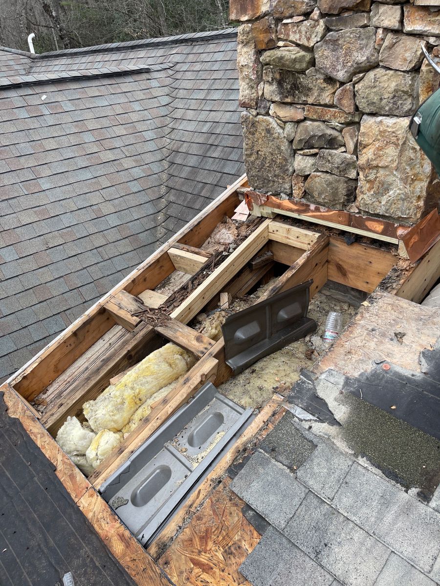 Chimney Replacement for RJ Roofing of WNC in Brevard, NC