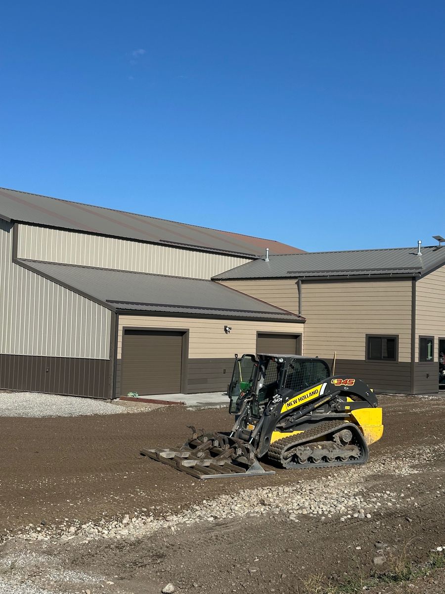 Grading /Dirt Work for R&H Homes in Bozeman, MT