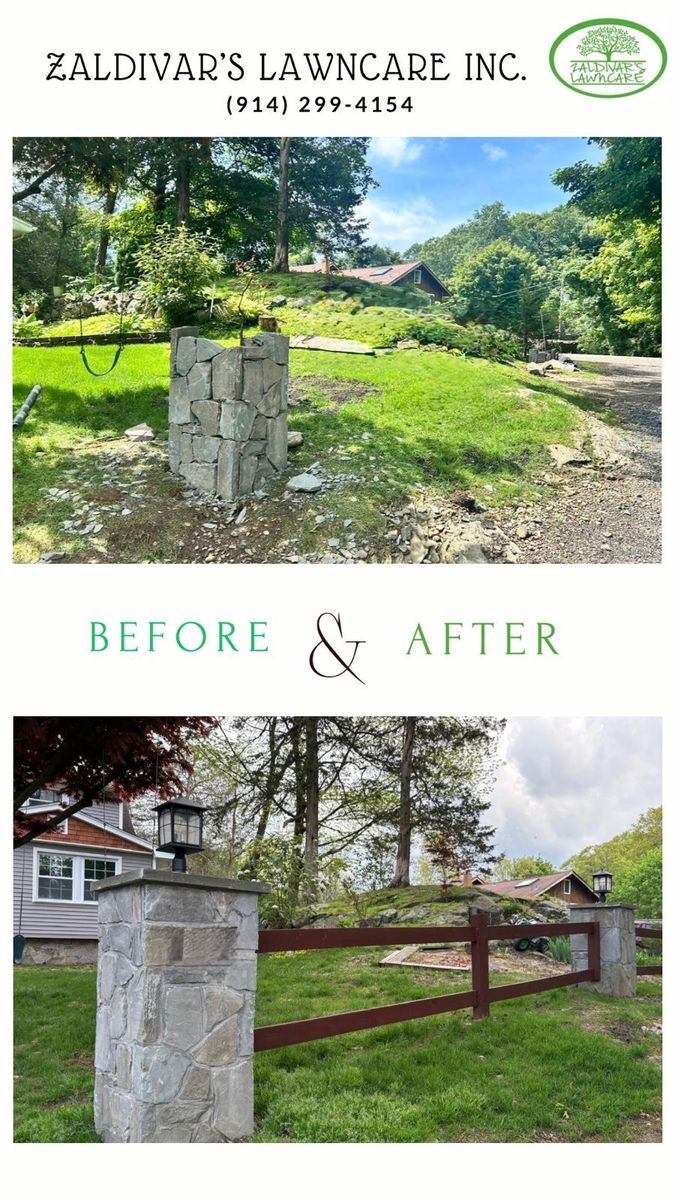 Retaining Wall Construction for Zaldivar’s Lawn Care INC  in Peekskill, NY