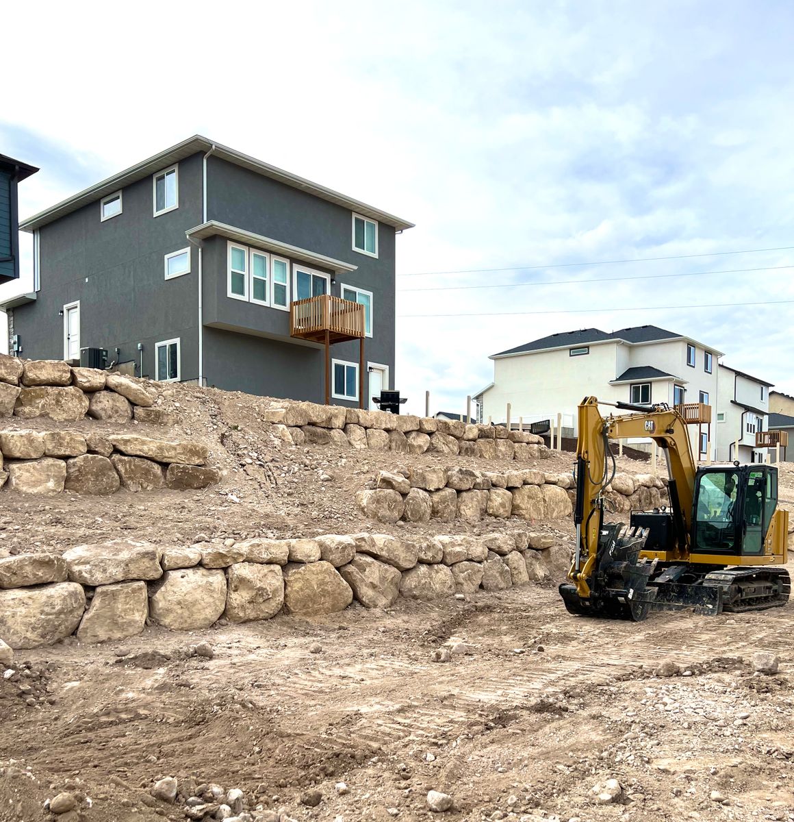 Site Preparation for Premier Rockwall & Excavating in Utah County, UT