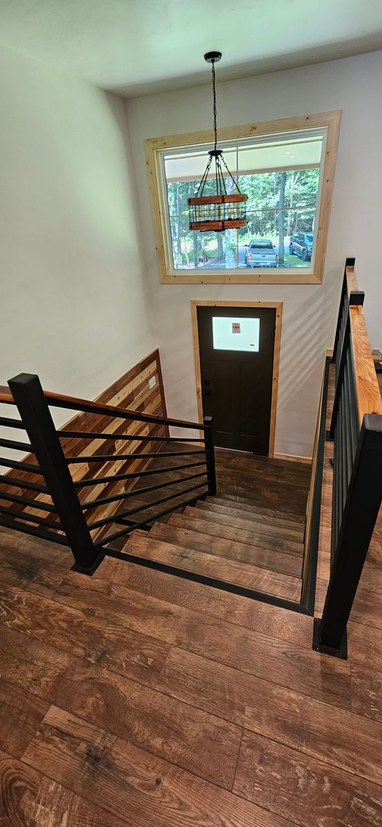 Custom Stairways for Timber Concepts  in Oconto, WI