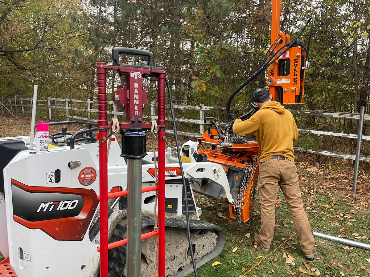 Fence Installation for TMF Services in Lapeer County, MI