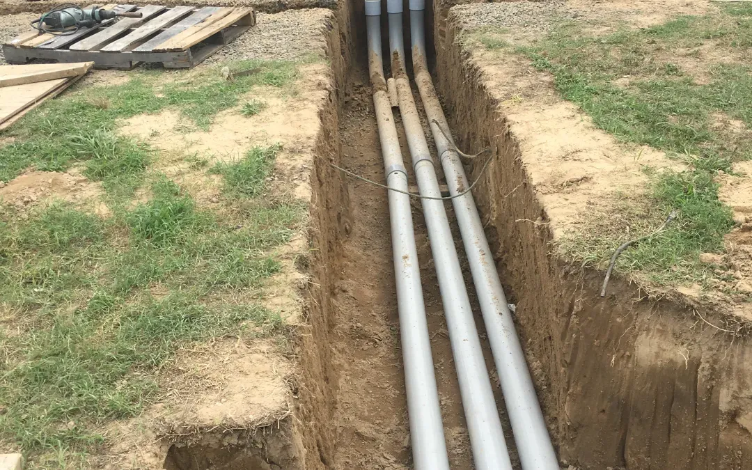 Trenching for REJ Hauling in Jemison, AL