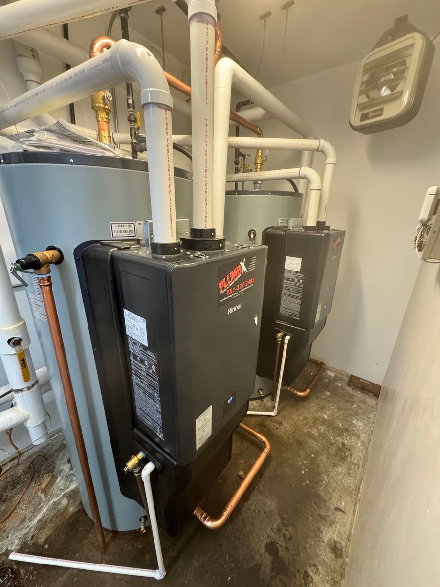 Water Heater Services for PLUMBX in Inver Grove Heights, MN