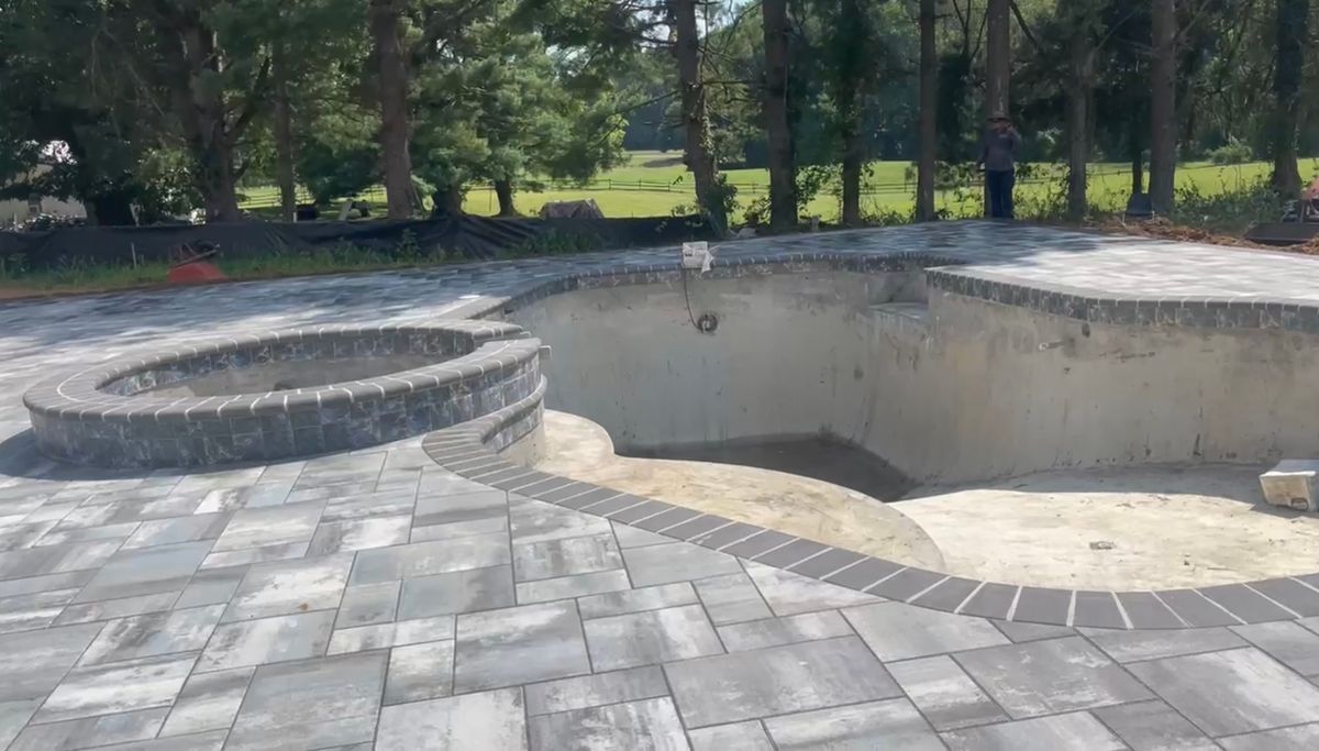 Pool Coping for Matteo Hardscapes in Towson,  MD