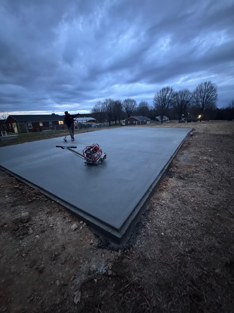 Concrete Slab Construction for DMGZ Concrete in Winston-Salem, NC