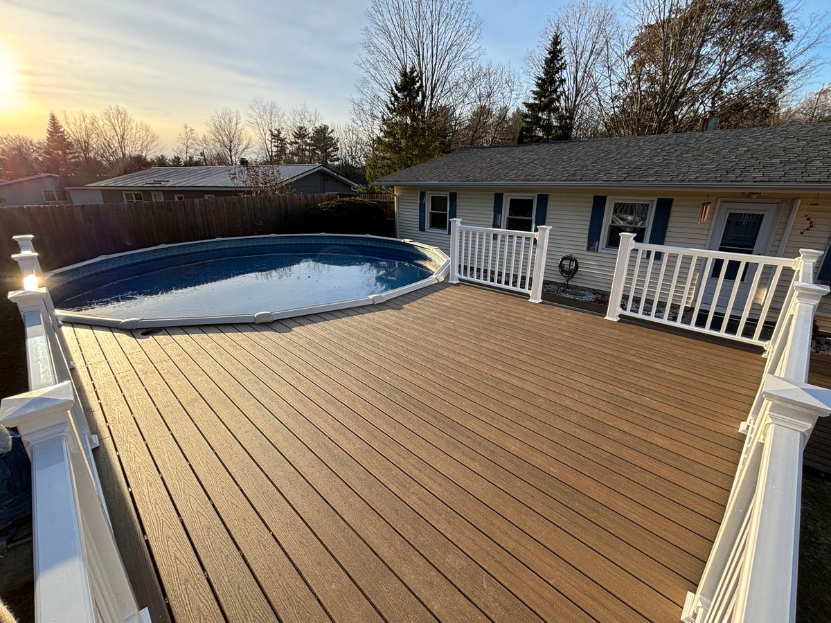 Deck Installation for True North Home Services in Brewer, ME