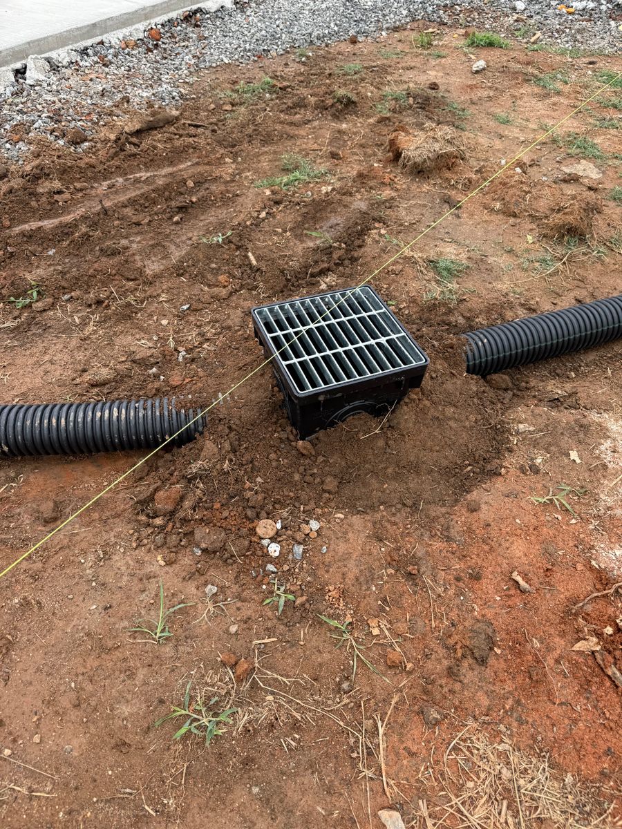 Drainage for Quartz Creek in Claremont, NC