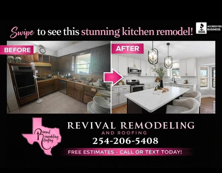 Kitchen Remodels for Revival Remodeling and Roofing in Grapevine, TX