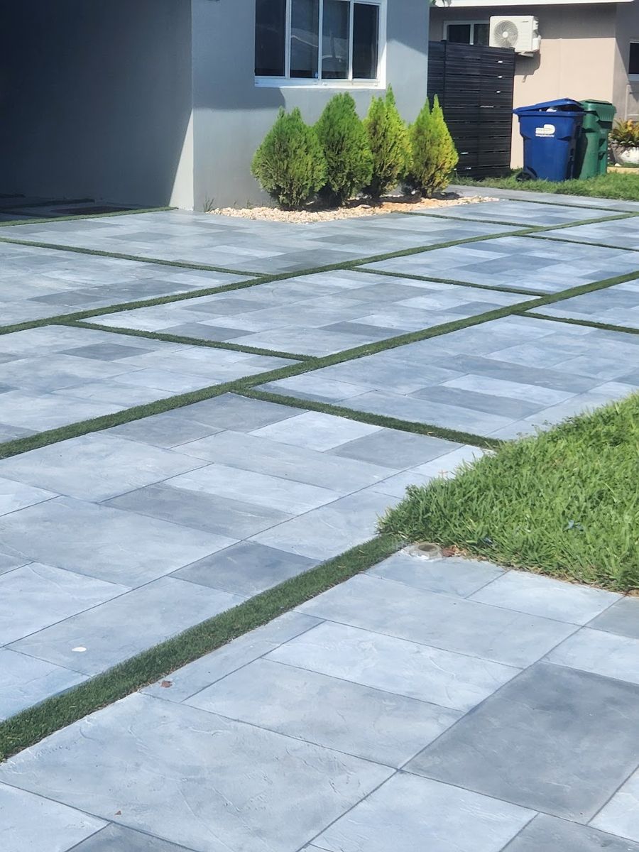 Patio Design & Installation for Beautiful and Affordable Stamped Concrete by Castilla Concrete Finish Design Corp in Sunrise, FL