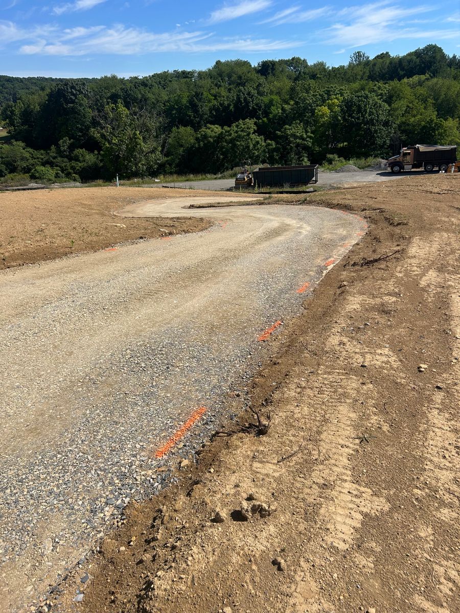 Grading for James R Carter Paving in Roanoke, VA