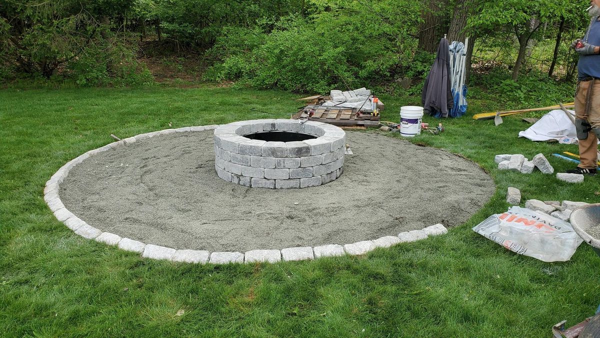 Custom Stonework for Evolution Earthscapes, LLC in Ludlow, MA