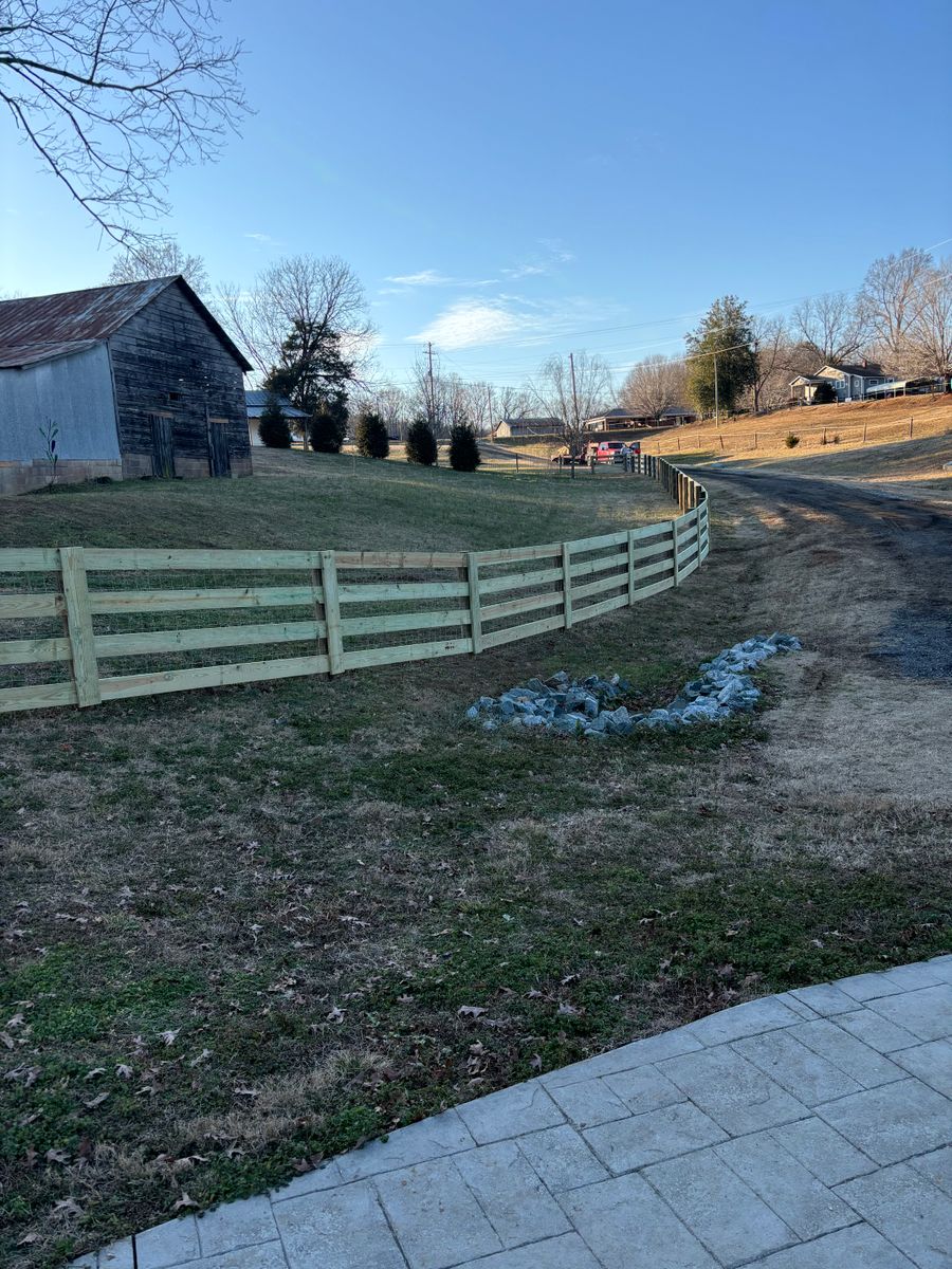 Fence Installation for LB Fencing & Services in Archdale, NC