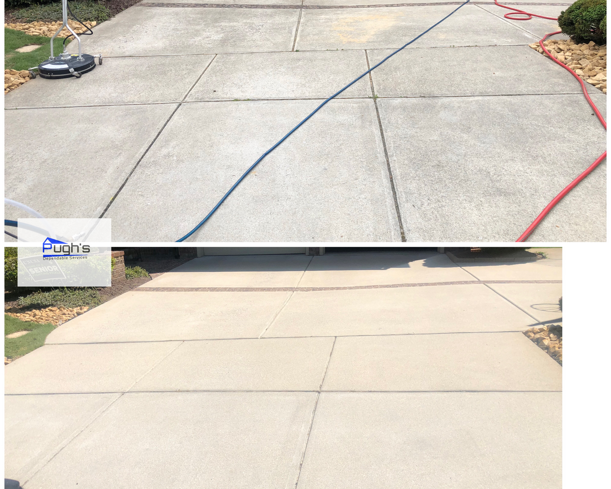 Driveway & Sidewalk Cleaning for Pugh's Dependable Services, L.L.C. in Raleigh, NC
