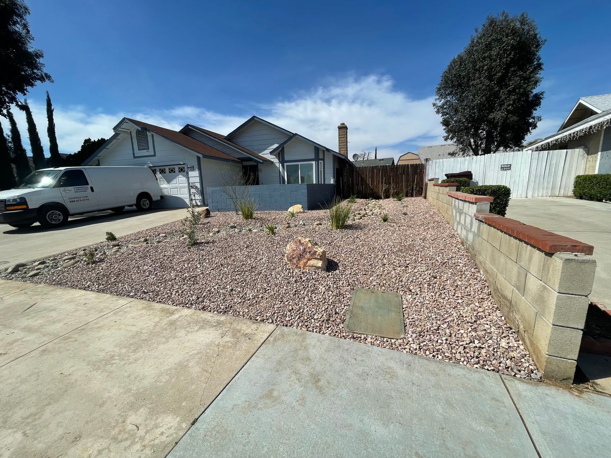 Concrete for Aidan Jade Landscaping in Riverside County, CA