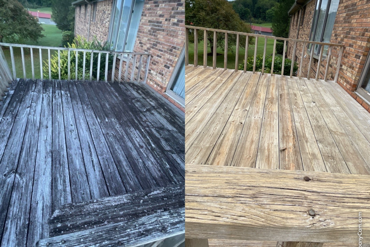 Deck & Patio Cleaning for Cumberland Gap Pro Wash LLC in Harrogate, Tennessee