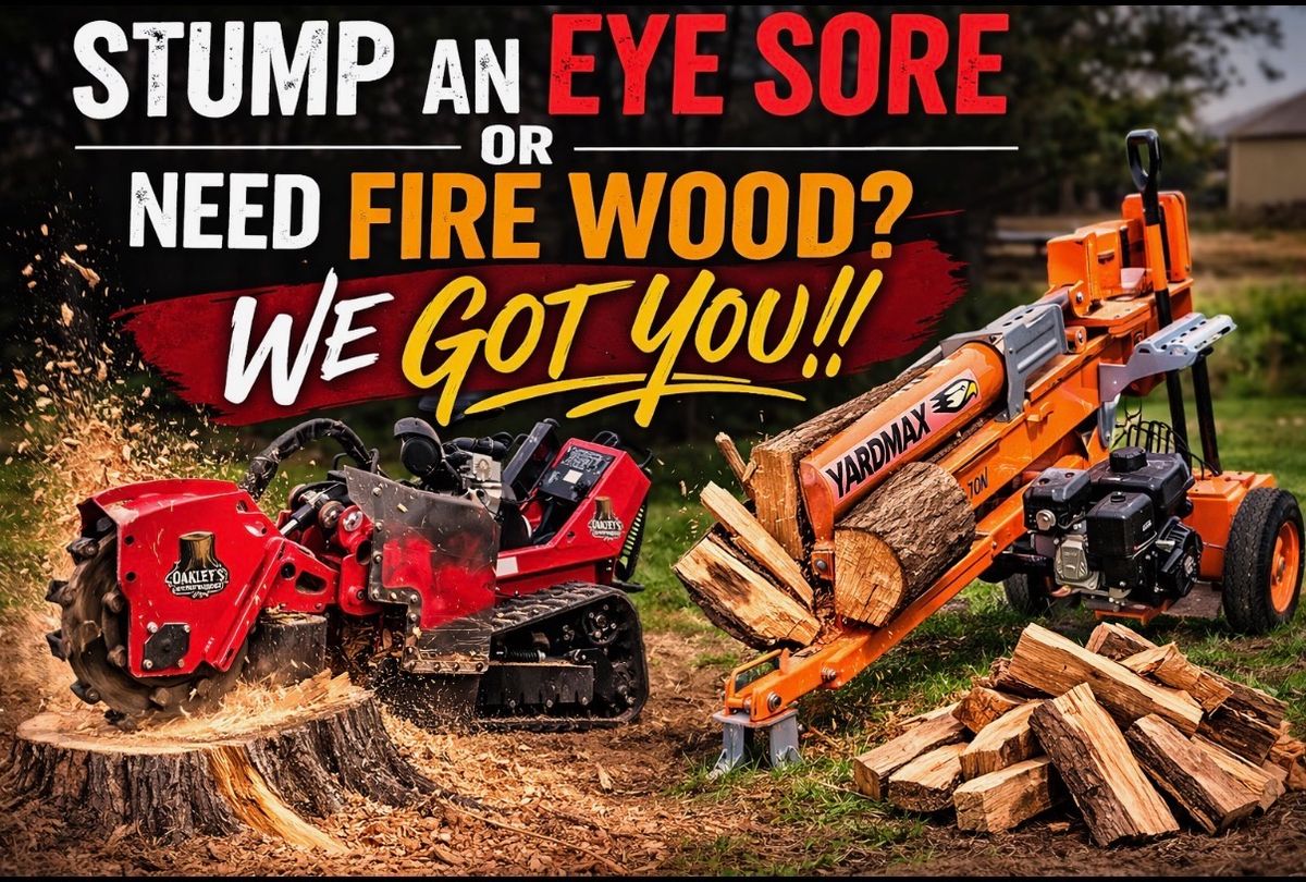 Tree Stump Grinding for Oakley’s Stump ‘N Grind in Leander, TX