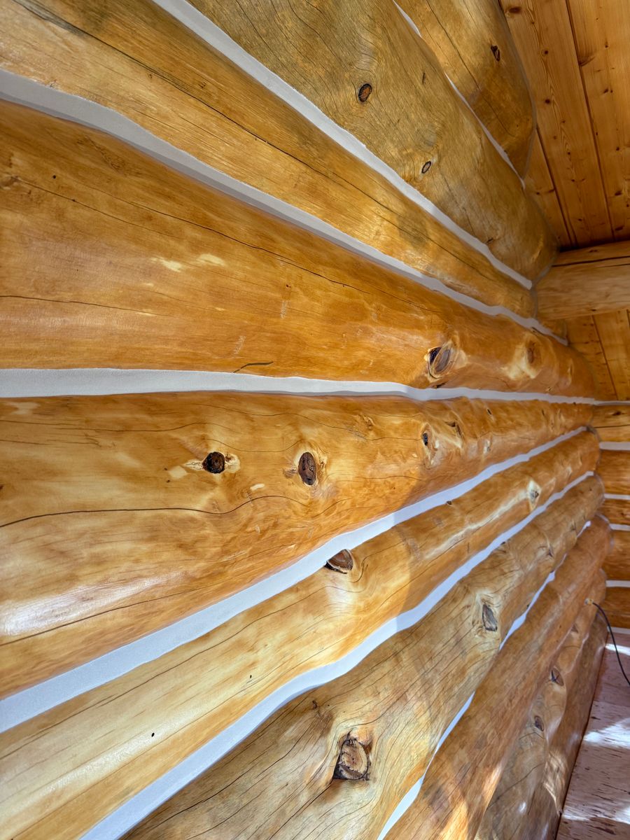 Staining for True Blue Logworks LLC in Corvallis, MT