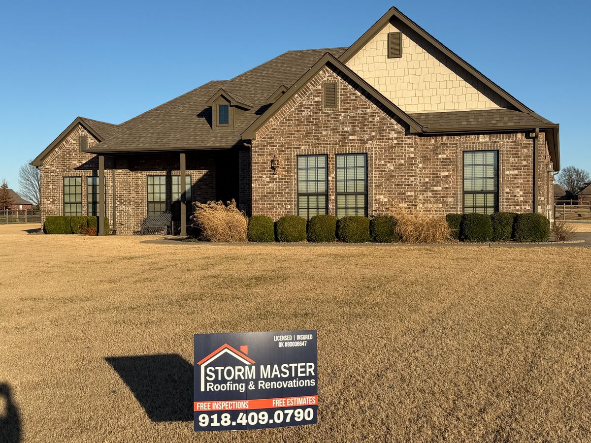 RESIDENTIAL ROOFING for Storm Master Roofing and Renovations in Tulsa, OK