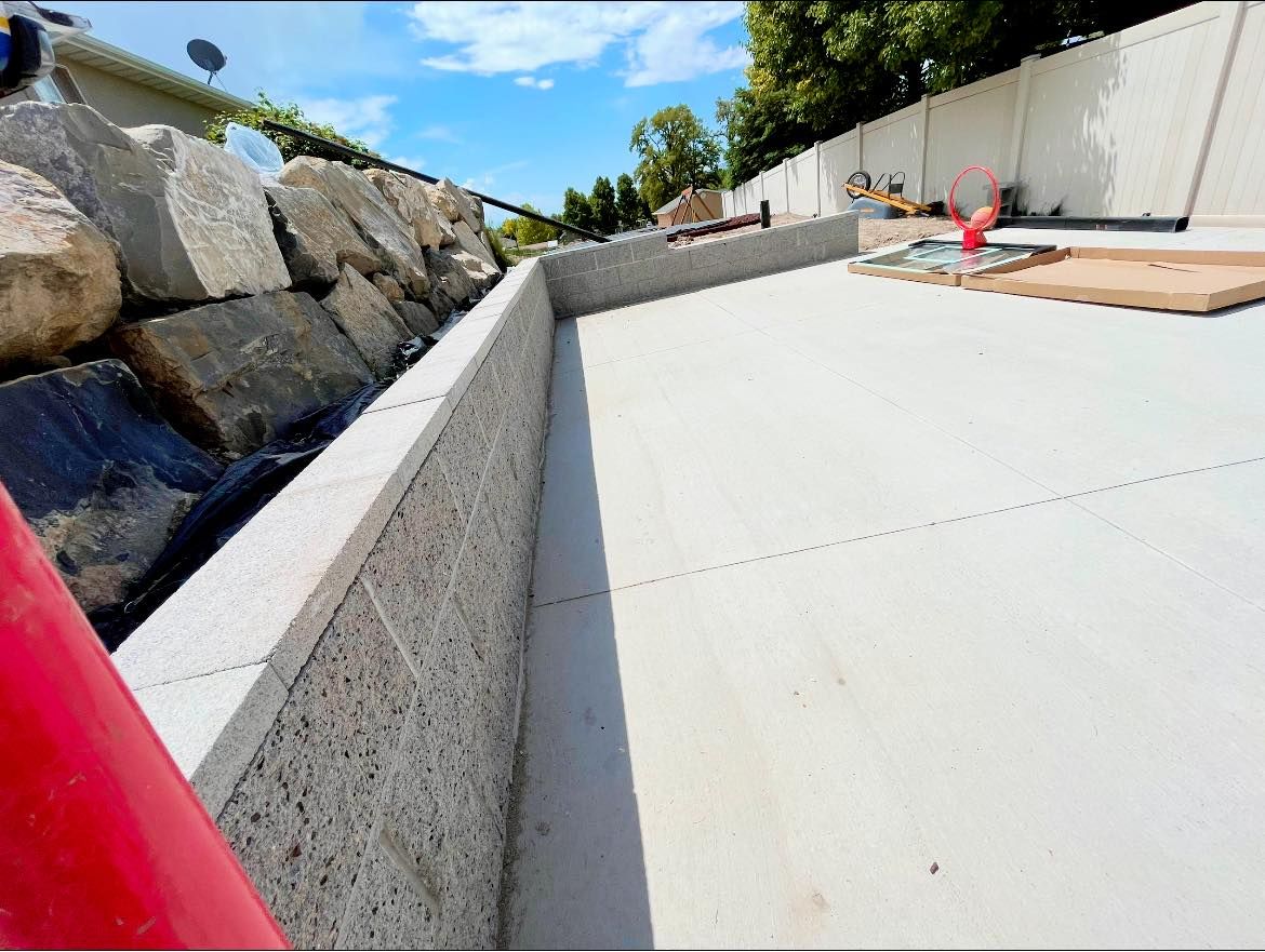 Concrete Slab Construction for NMT Concrete & Landscaping LLC in West Bountiful, UT