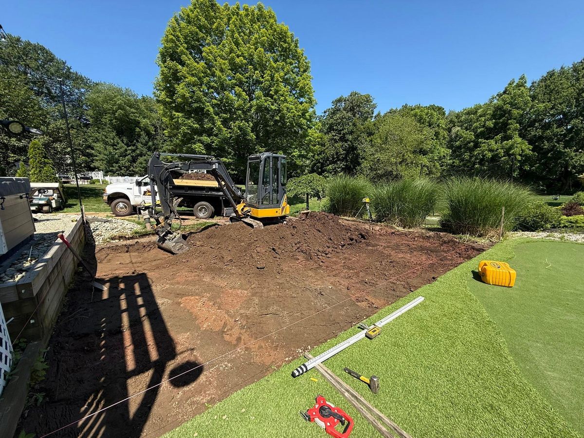 Site Work for Lennon Land Management in Suffield, CT