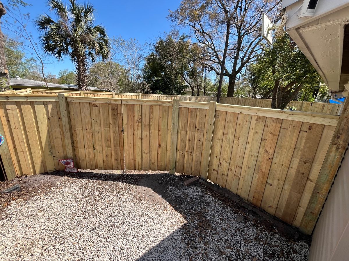 Fence Installation for K & A Landscaping, Inc. in Jacksonville, FL