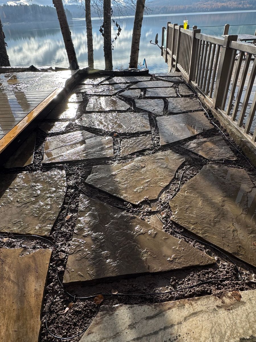 Patio Design & Construction for Diamond Landscape & Hardscape LLC in Kalispell, MT