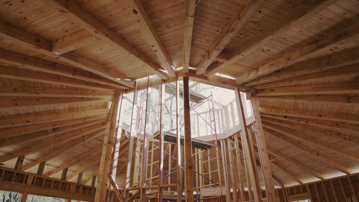 Timber Framing for BCM Carpentry in Morganton, NC