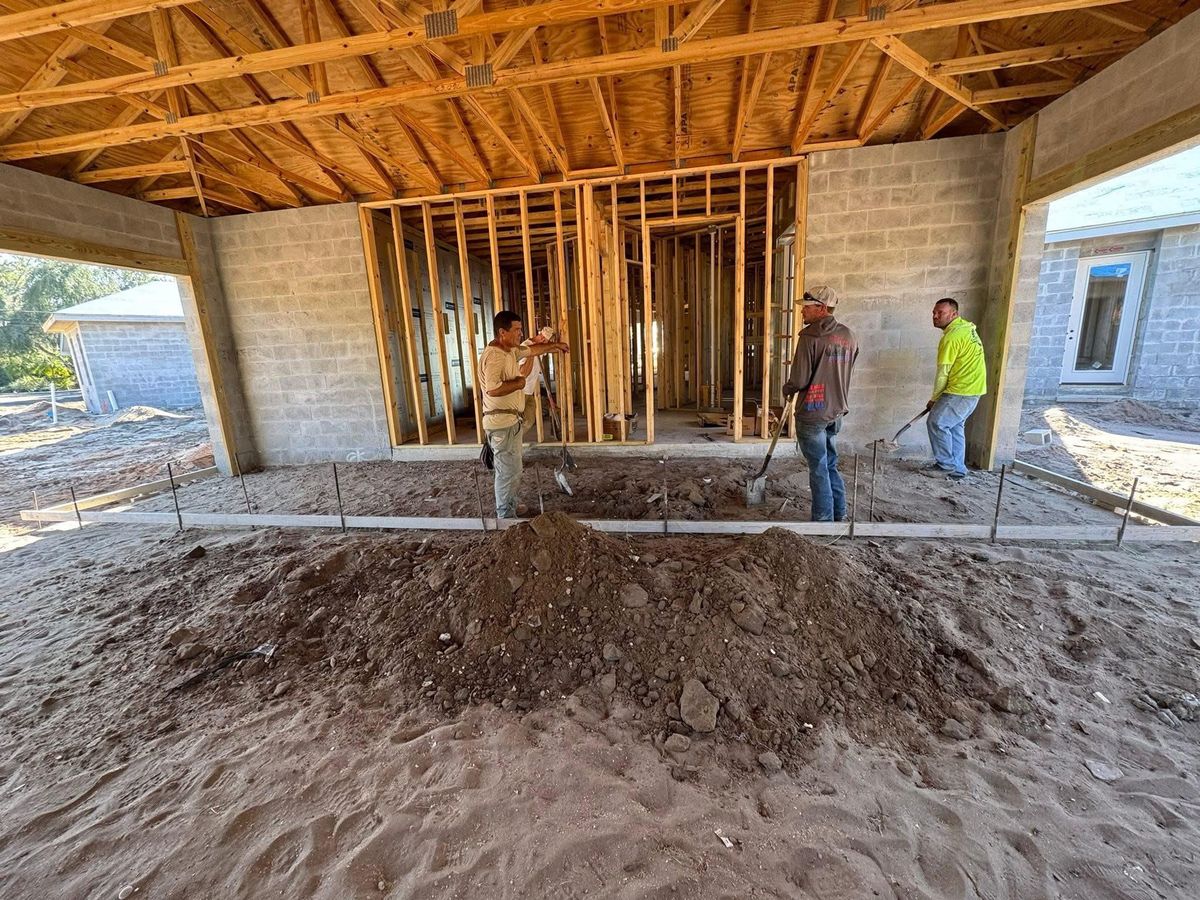 Site Preparation for All Phases Decorative Concrete in Sebring, FL