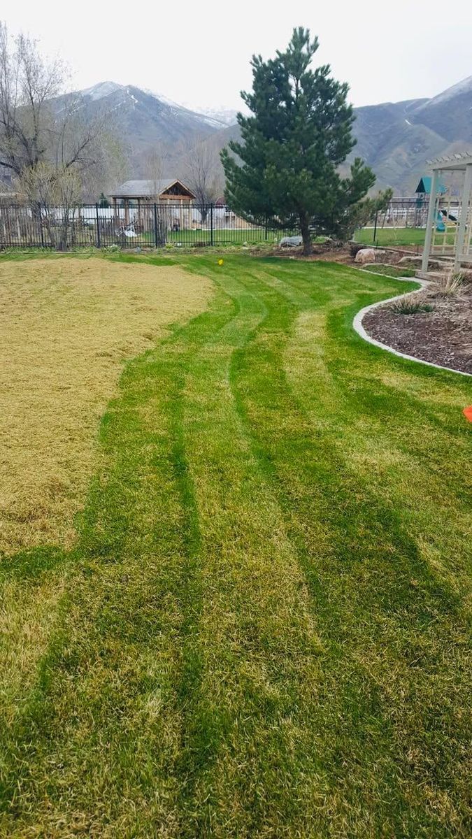 Mowing for Platinum Lawn Service in Santaquin, UT