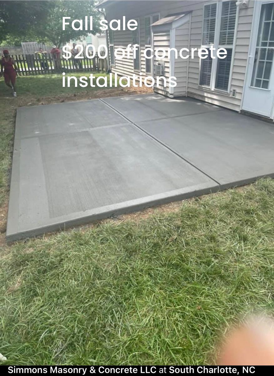 Concrete Repair for Simmons Masonry & Concrete in Charlotte, NC