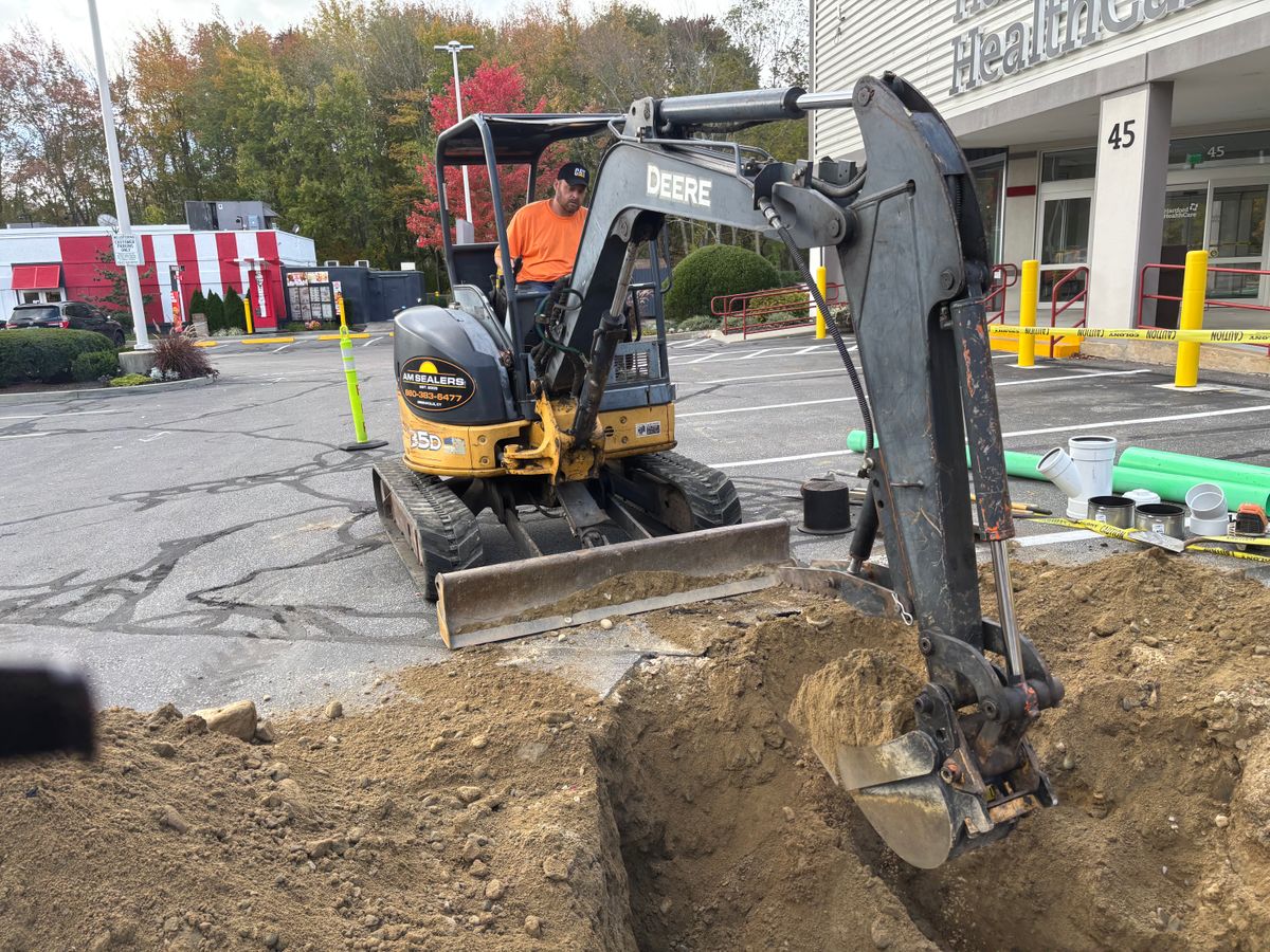 Commercial Asphalt Services for AM Sealers in Griswold, CT
