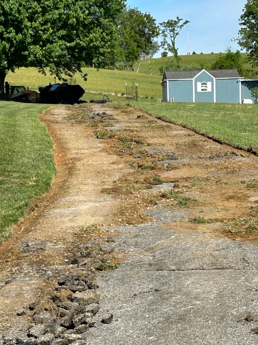Grading for James R Carter Paving in Roanoke, VA