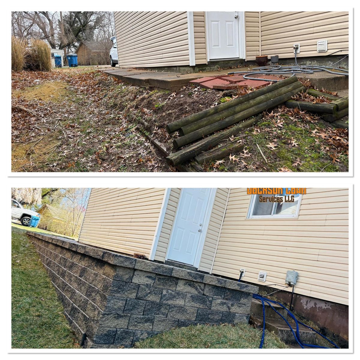 Retaining Walls for Jackson Lawn Services LLC in St Louis, MO