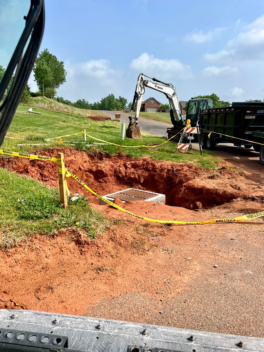 Site Preparation for 365 Excavation & Land Solutions in Oklahoma City, OK