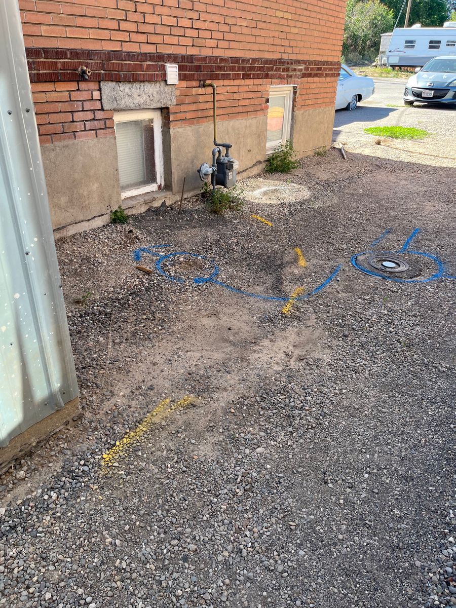 Utility lines/trenches for SilverStone Excavation in Rigby, ID