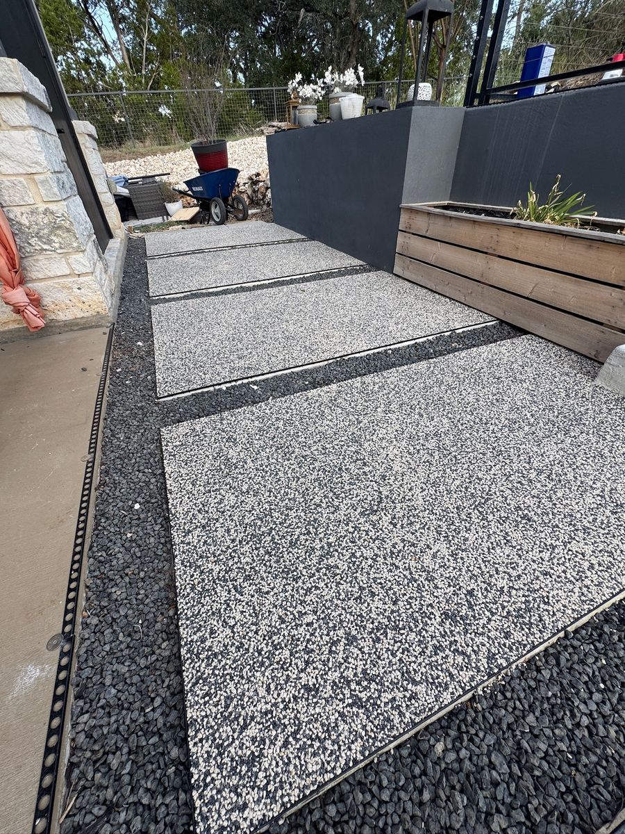 “Tex Stone” Resin Bound Overlay for TEX STONE Resin & Epoxy Coatings in Schertz, TX