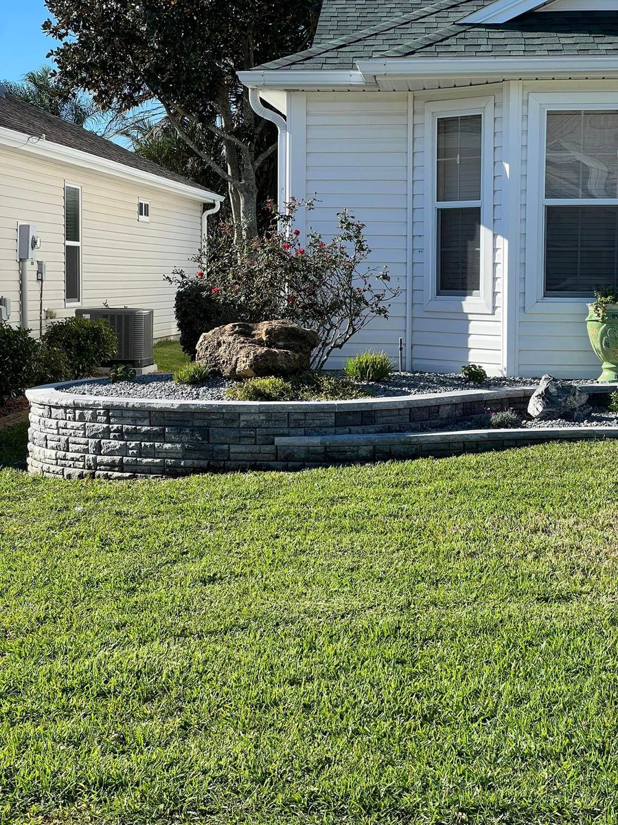 Hardscaping for R.B. & Company in Belleview, FL