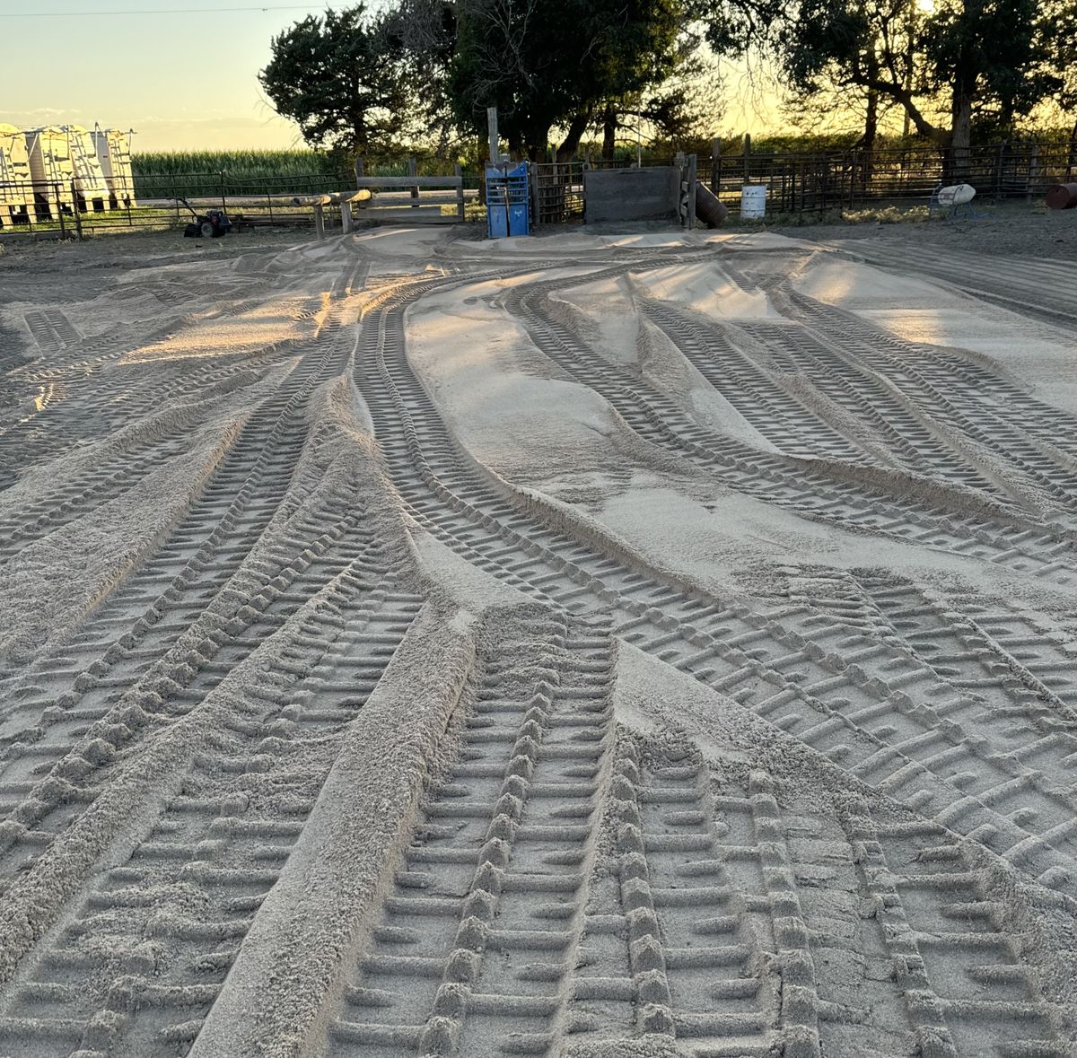 Excavation, water tanks and concrete for Bullseye Services in Goodland, KS