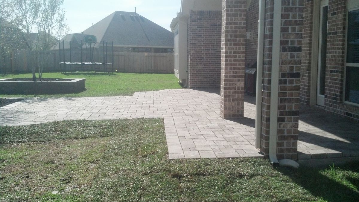 Paving for Atlas Land Design in Creekside Park, TX