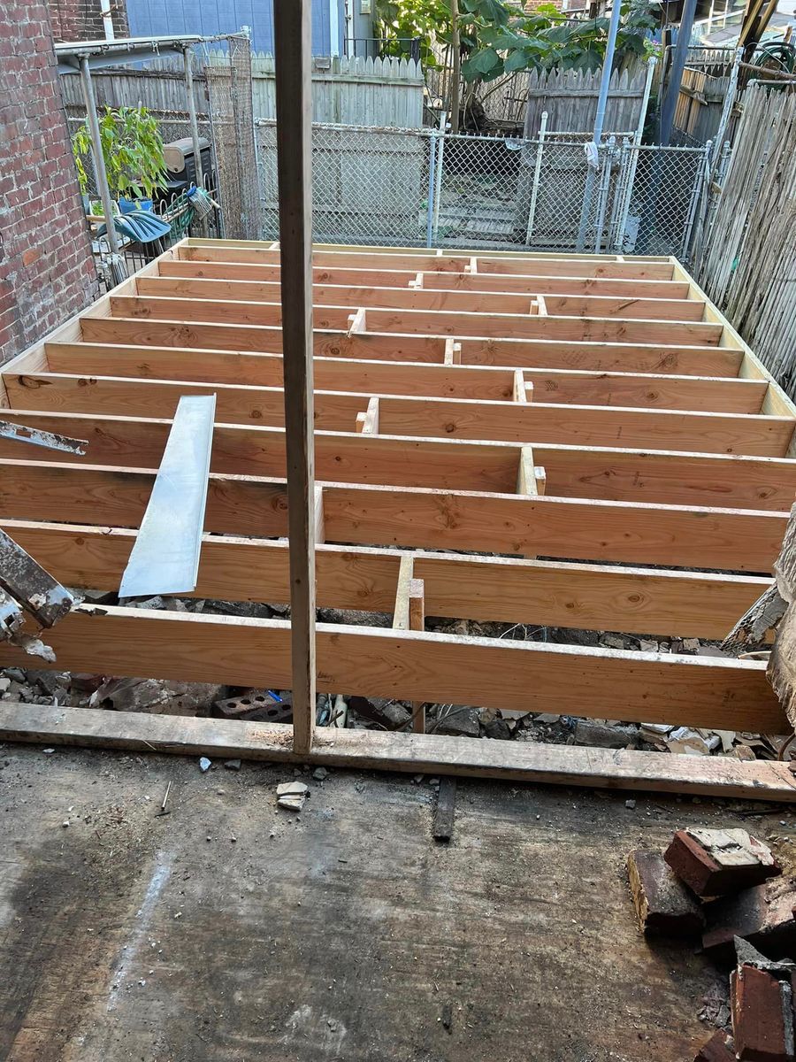 Carpentry for Zayas Construction in Philadelphia, PA