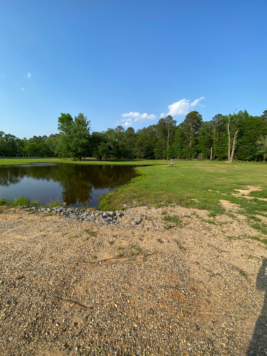 Pond Building for Daniel's Dumpsters & Land Improvements in Monroe, LA
