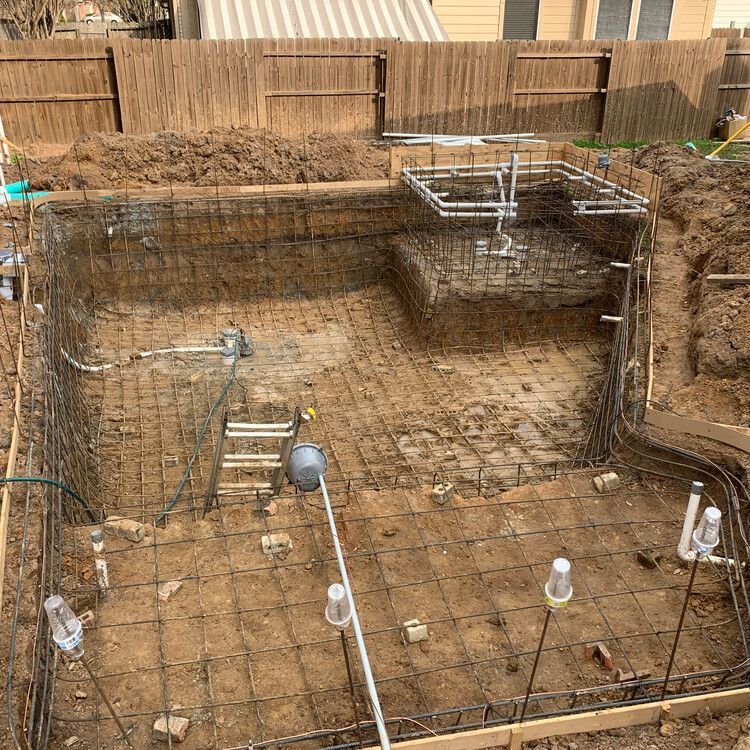 Pool Installation for McNeill Services in Magnolia, TX