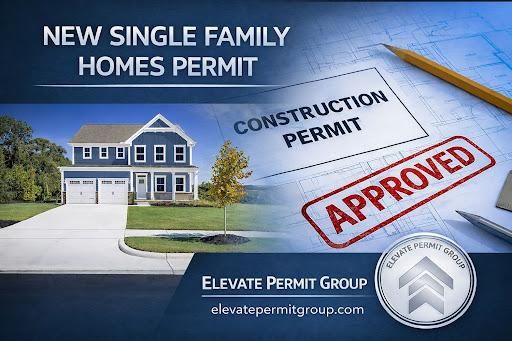 New Single Family Homes Permits for Elevate Permit Group in San Antonio, TX