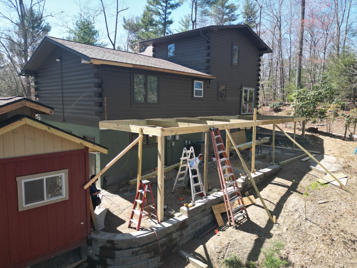 Deck Painting and Staining for JV Painting Services LLC in Hendersonville, NC