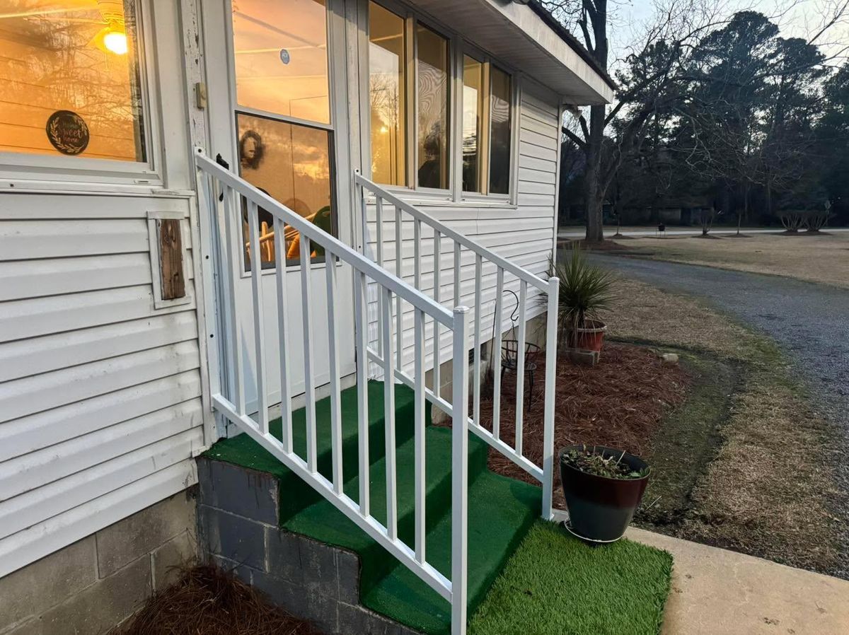Hand Rails for 4 In The Fire Fencing LLC in Darlington, SC