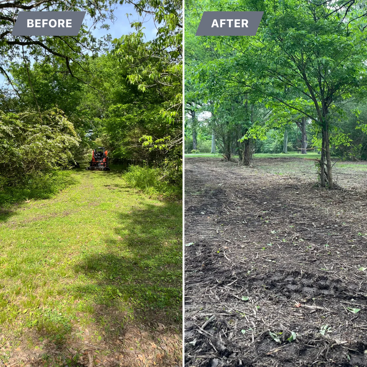 Mulching for Gibby's Home and Land Services in Memphis, TN