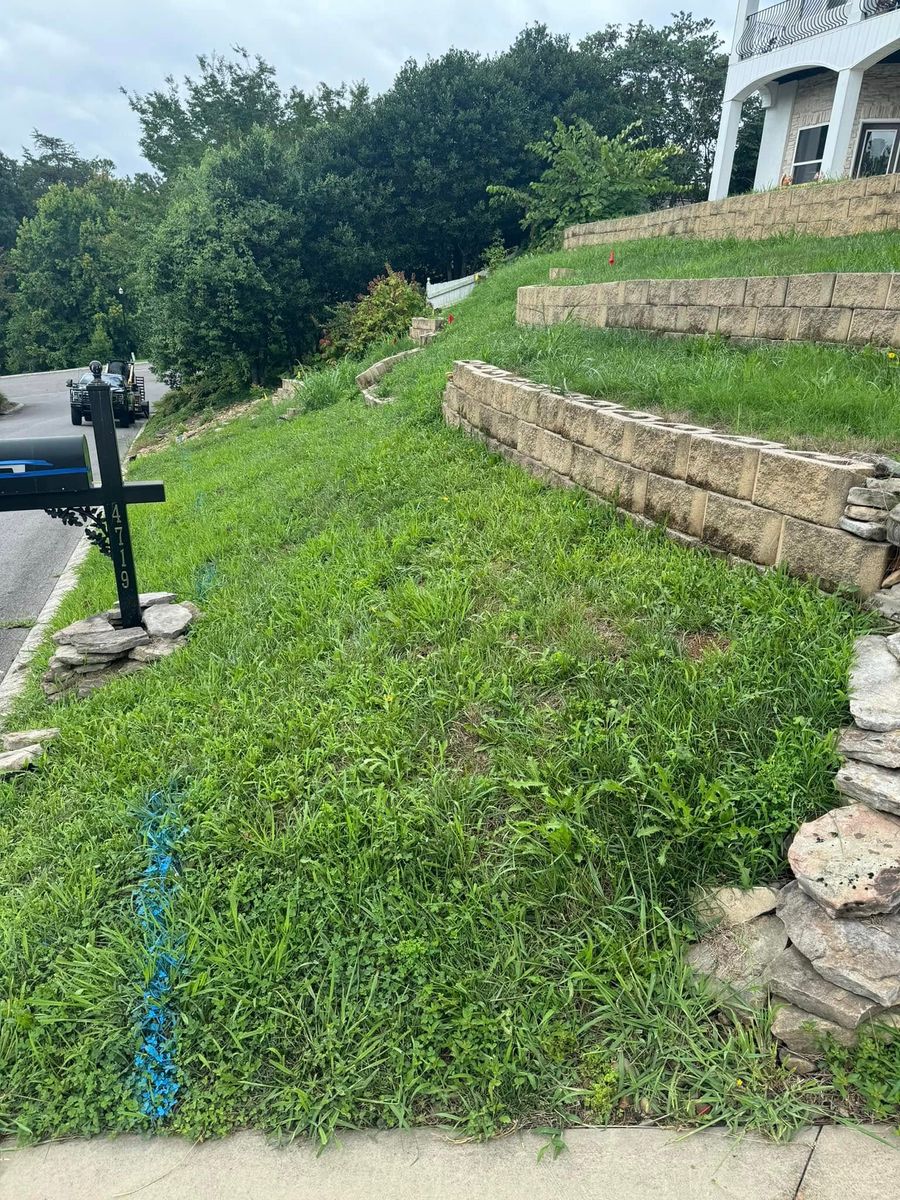 Retaining Wall Construction for Southeast Land Services in Cleveland, TN